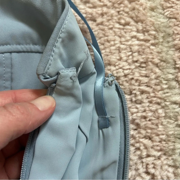 NWT BHLDN Antonia Georgette Maxi Dress Bridesmaid Pale Blue Size 6 Homecoming - Picture 13 of 15